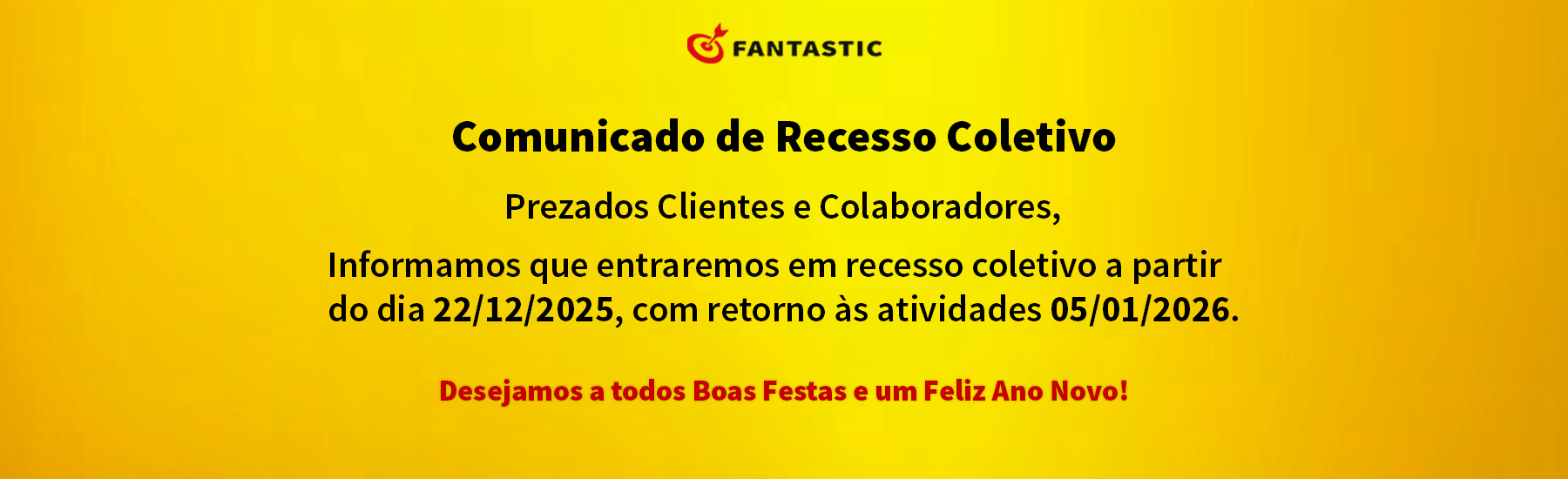 Recesso 2025/2026